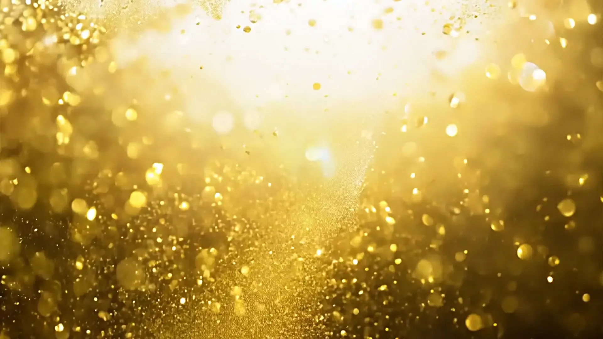 Gold Sparkle Particle Overlay for Luxurious Video Projects